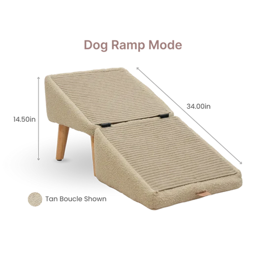 Stylish Paws Dog Ramp Ottoman