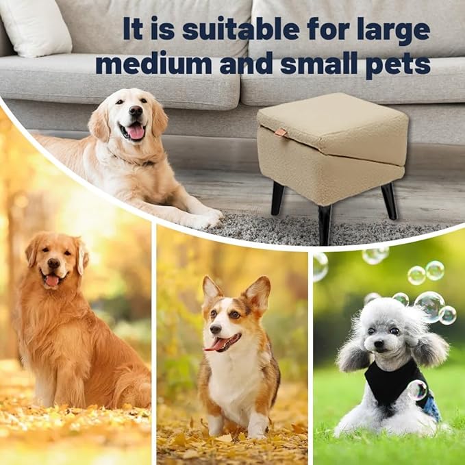 Stylish Paws Dog Ramp Ottoman