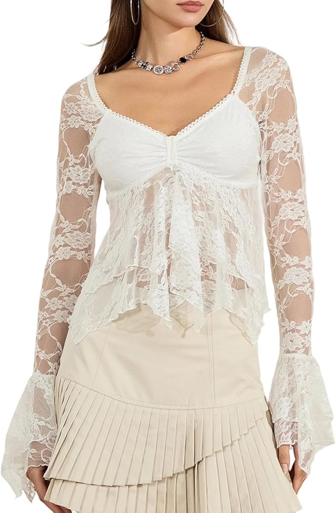 Boho Blossom Lace Top