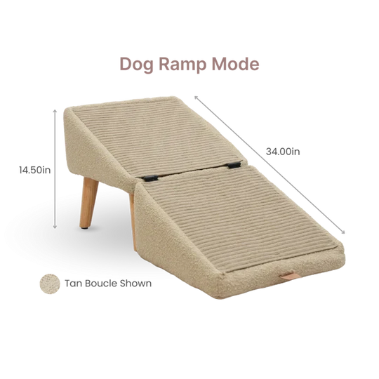 Stylish Paws Dog Ramp Ottoman